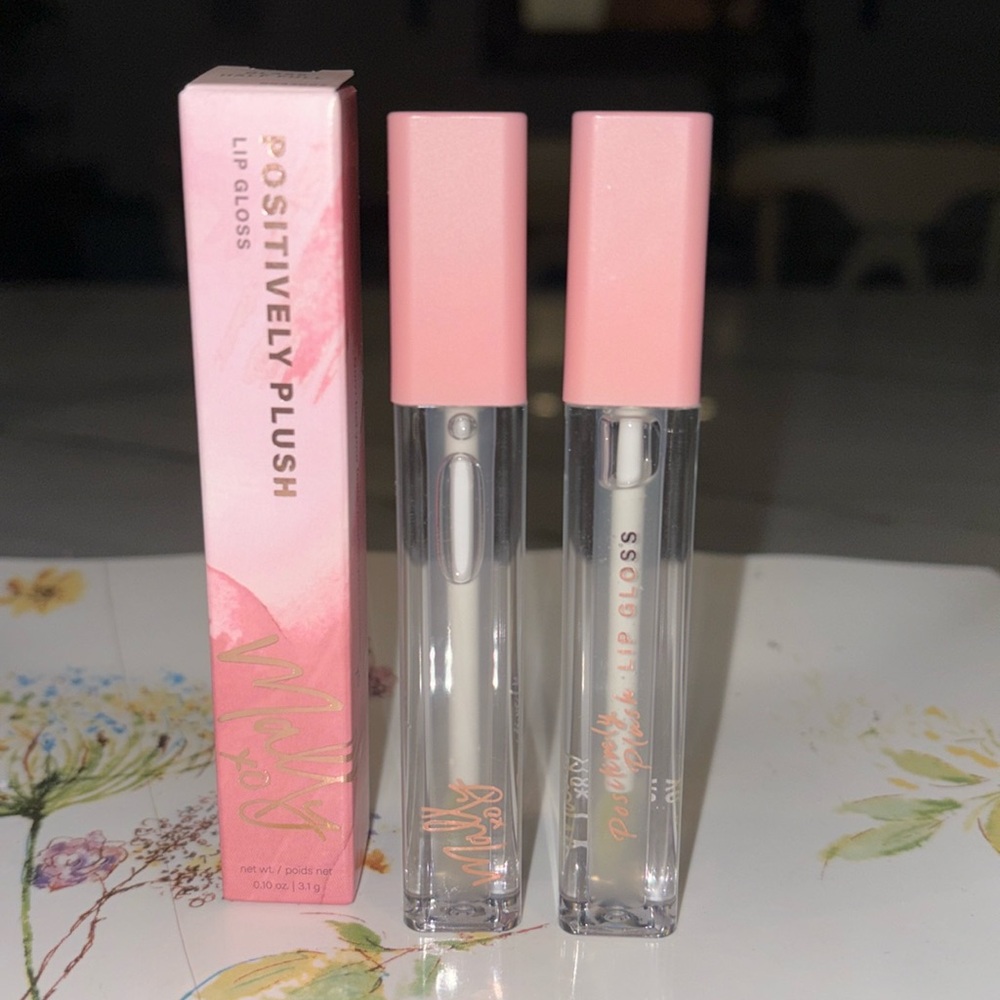 Mally Positively Plush Lipgloss Duo in Shade Glass Half Full